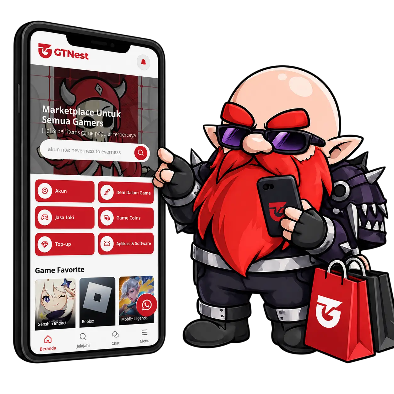 GTNest Mascot Nesto