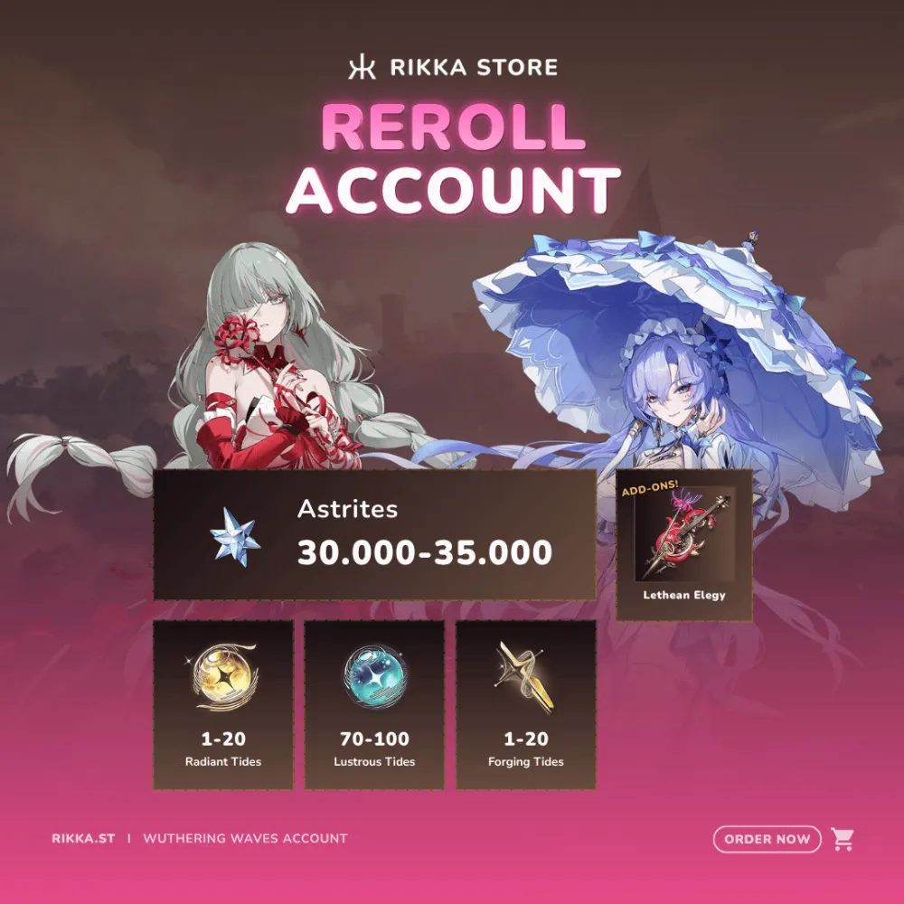 ☆ EU | Phrolova + Signature + Cantarella + 30000+ Astrites | Reroll Account | DM for Catalog