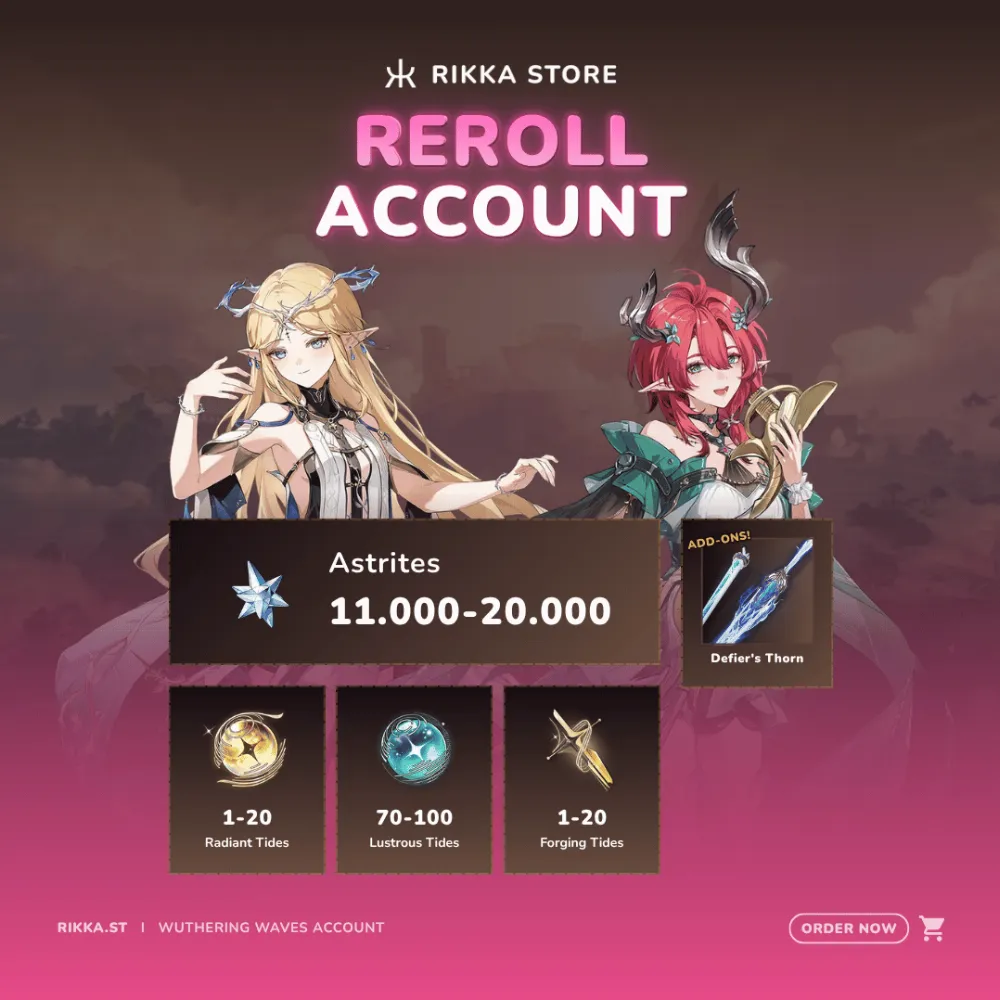 ☆ EU | Cartethyia + Signature + Ciaccona + 11000+ Astrites | Reroll Account | DM for Catalog