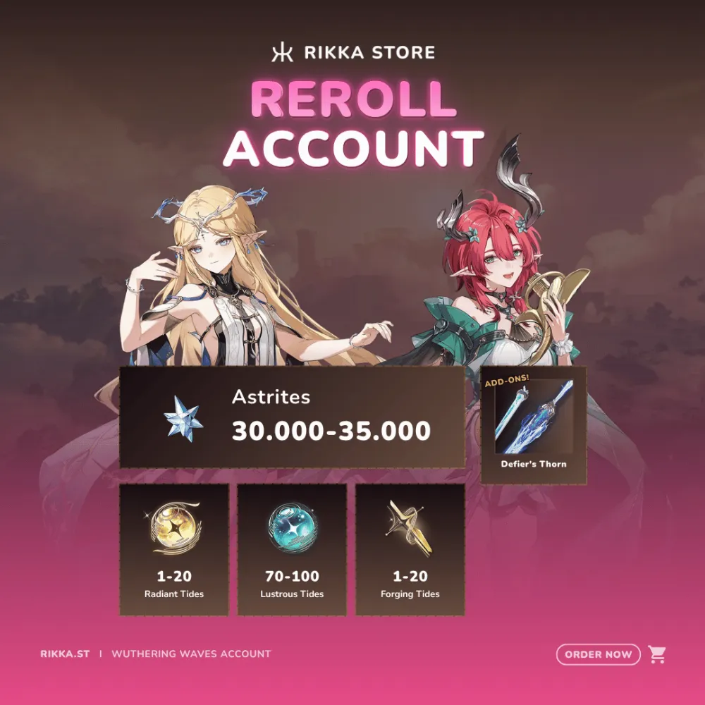 ☆ EU | Cartethyia + Signature + Ciaccona + 30000+ Astrites | Reroll Account | DM for Catalog