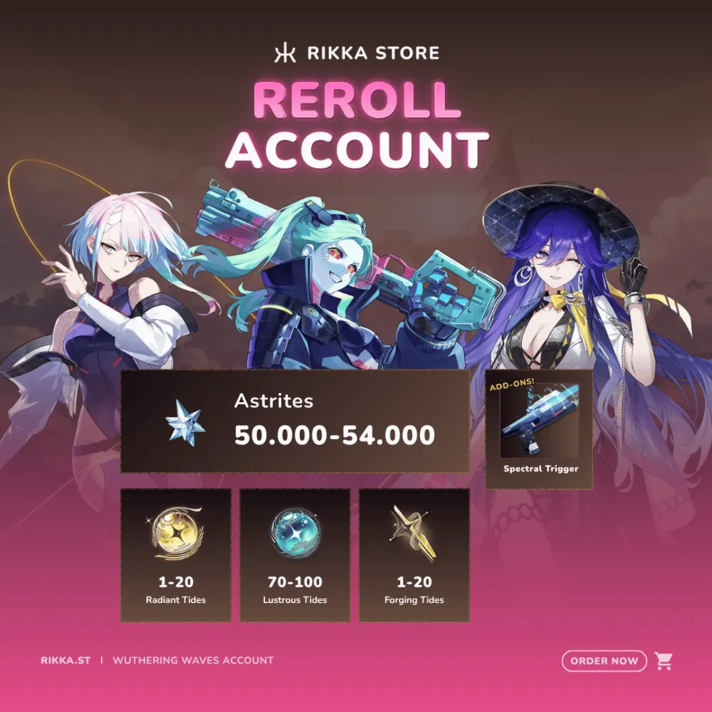 ☆ EU | Lucy + Signature + Rebecca + Lucilla + 50000+ Astrites | Reroll Account | DM for Catalog