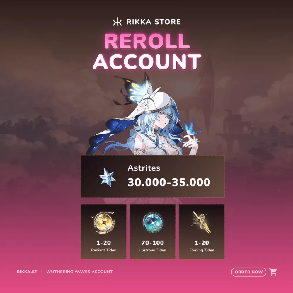 ☆ ASIA | Shorekeeper + 30000+ Astrites | Reroll Account | DM for Catalog