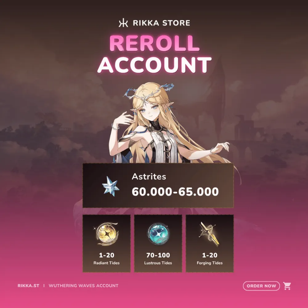 ☆ NA | Cartethyia + 60000+ Astrites | Reroll Account | DM for Catalog