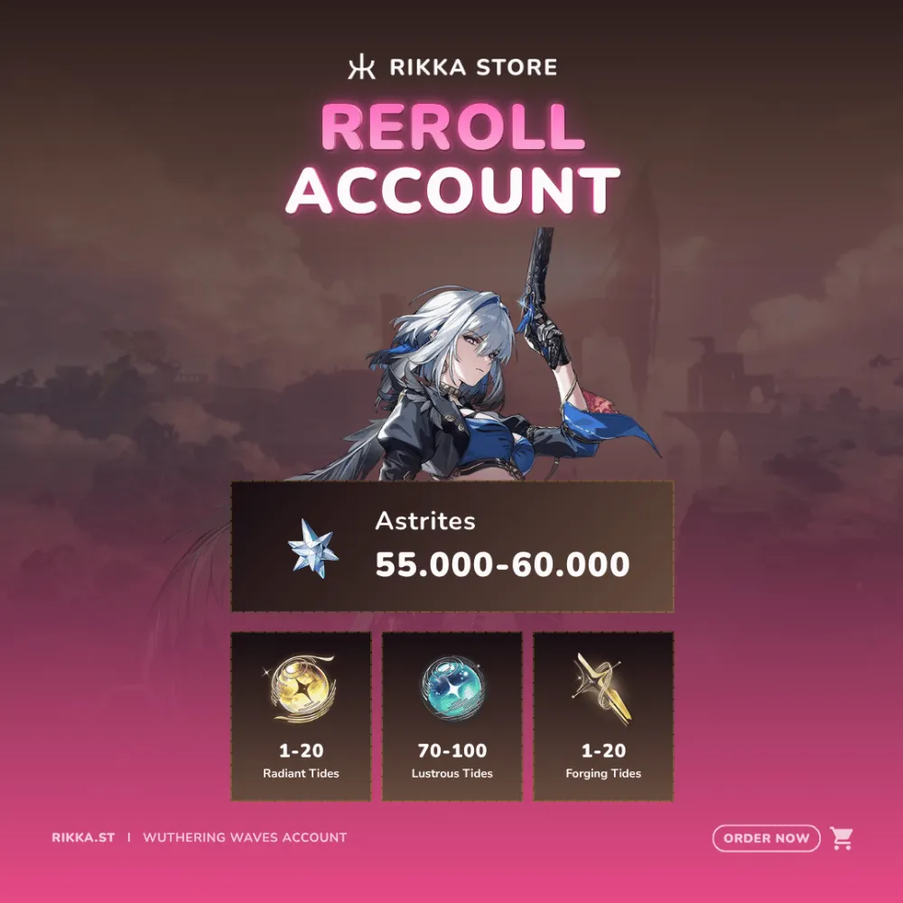 ☆ NA | Galbrena + 55000+ Astrites | Reroll Account | DM for Catalog