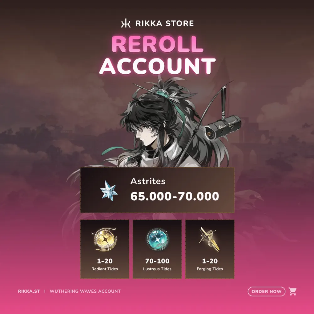 ☆ EU | Qiuyuan + 65000+ Astrites | Reroll Account | DM for Catalog