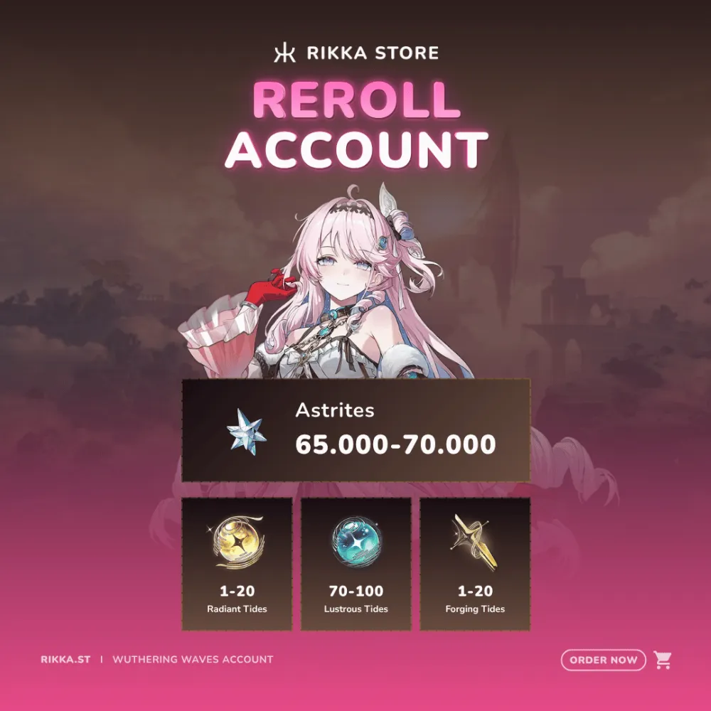 ☆ EU | Denia + 65000+ Astrites | Reroll Account | DM for Catalog