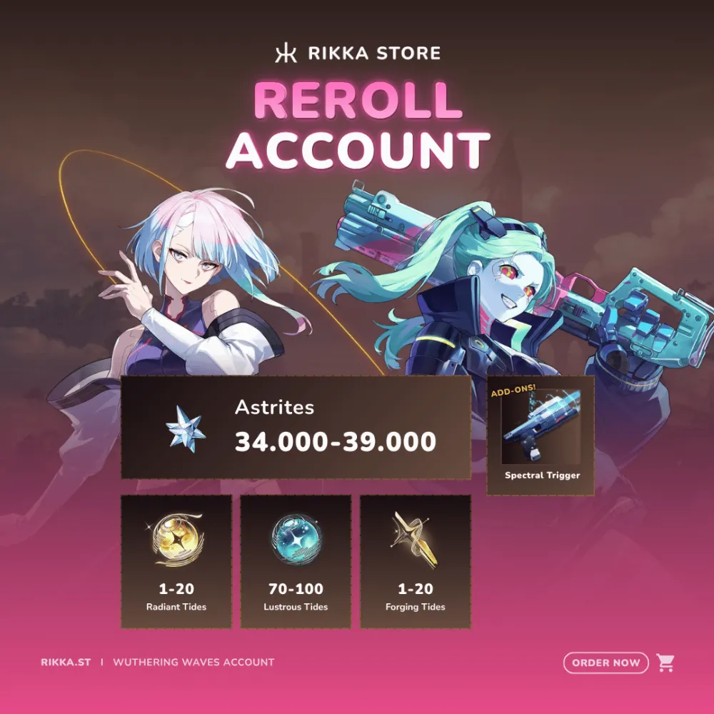 ☆ NA | Lucy + Signature + Rebecca + 34000+ Astrites | Reroll Account | DM for Catalog
