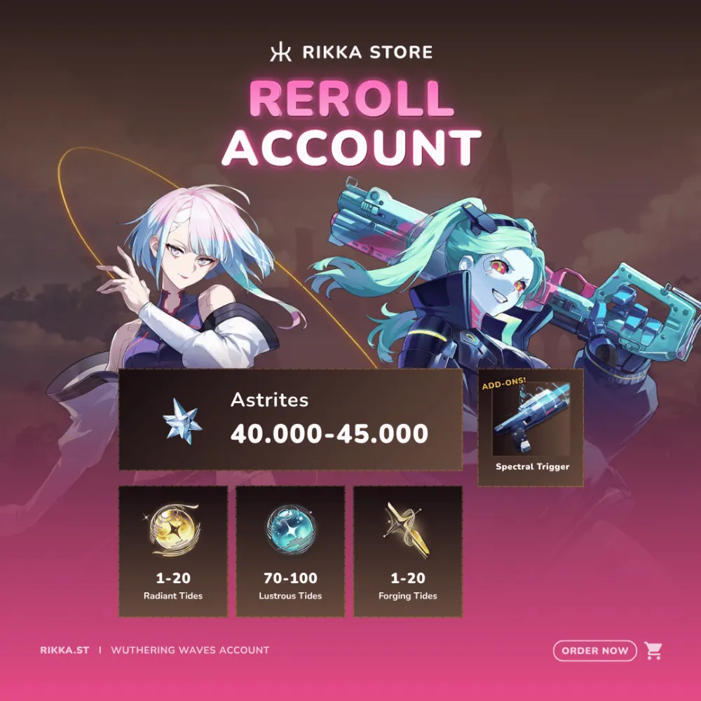 ☆ NA | Lucy + Signature + Rebecca + 40000+ Astrites | Reroll Account | DM for Catalog