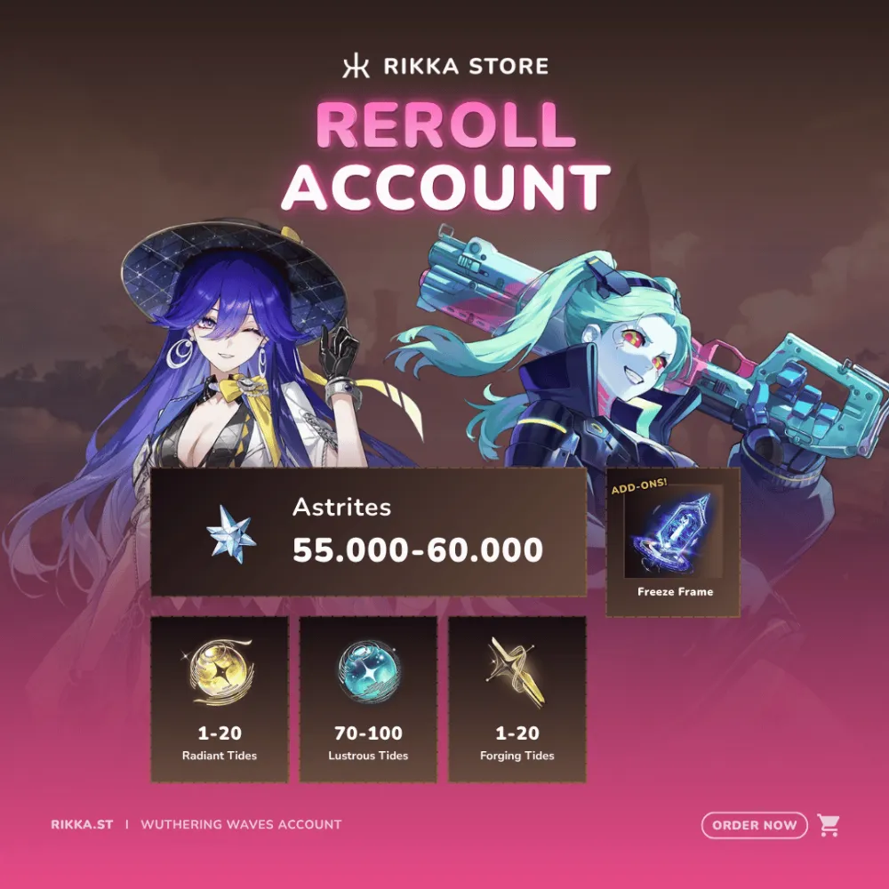☆ NA | Lucilla + Signature + Rebecca + 55000+ Astrites | Reroll Account | DM for Catalog