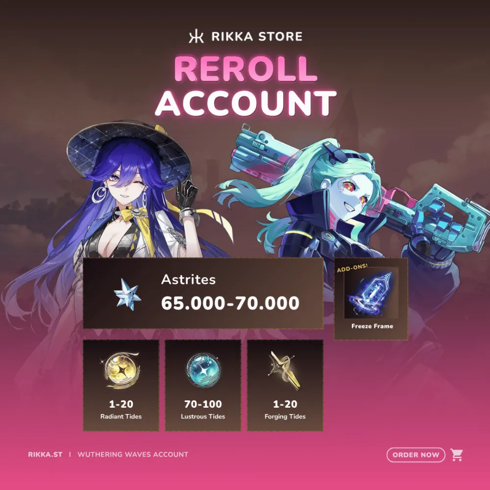 ☆ NA | Lucilla + Signature + Rebecca + 65000+ Astrites | Reroll Account | DM for Catalog