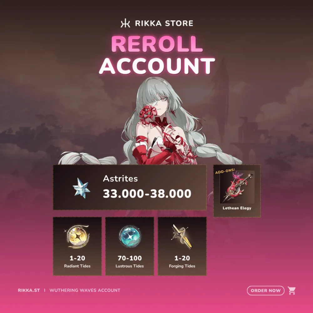 ☆ EU | Phrolova + Signature + 33000+ Astrites | Reroll Account | DM for Catalog