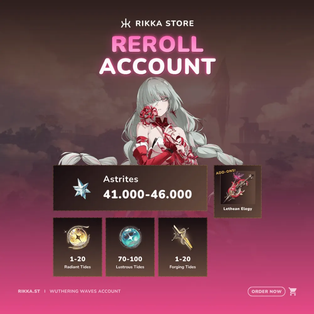 ☆ EU | Phrolova + Signature + 41000+ Astrites | Reroll Account | DM for Catalog