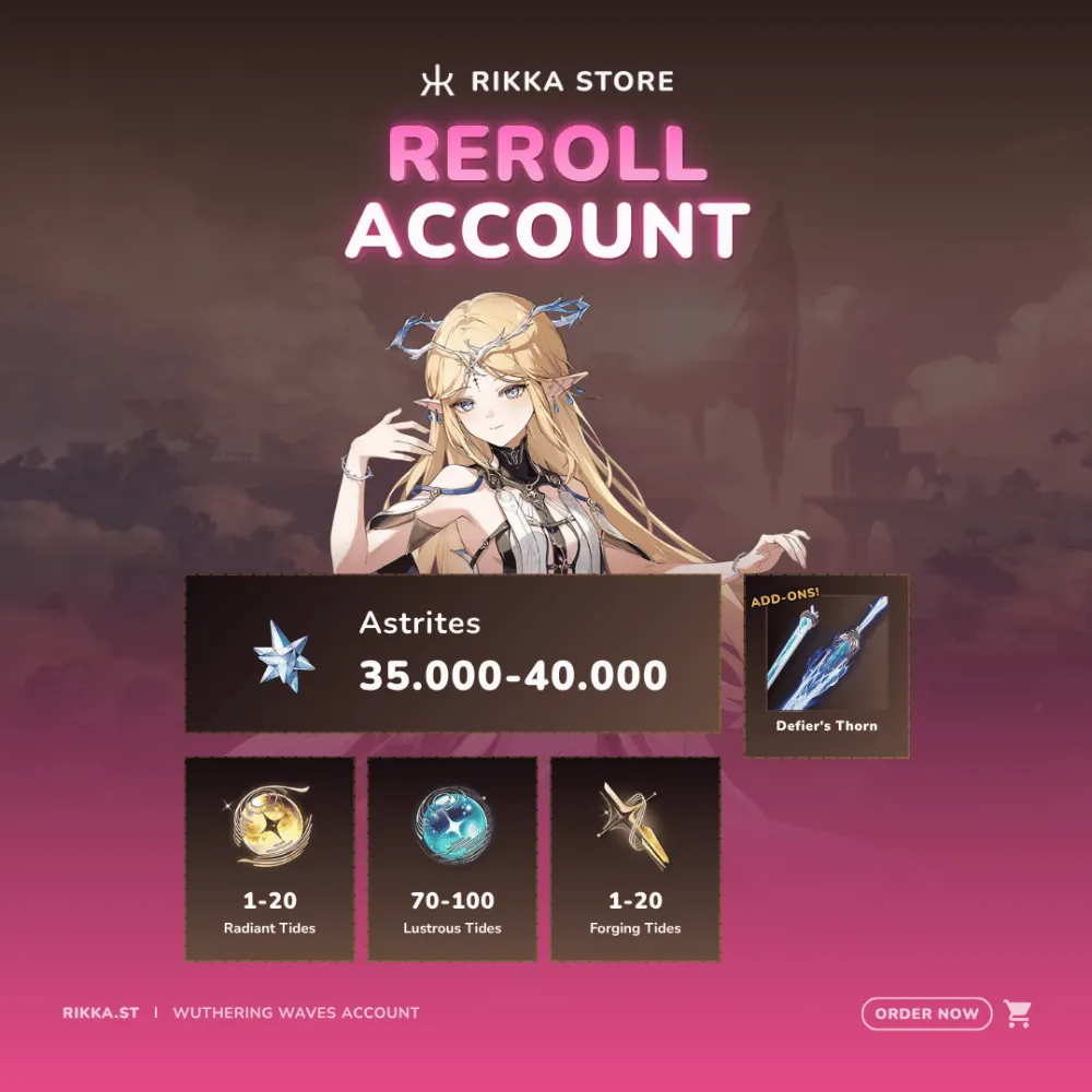 ☆ EU | Cartethyia + Signature + 35000+ Astrites | Reroll Account | DM for Catalog