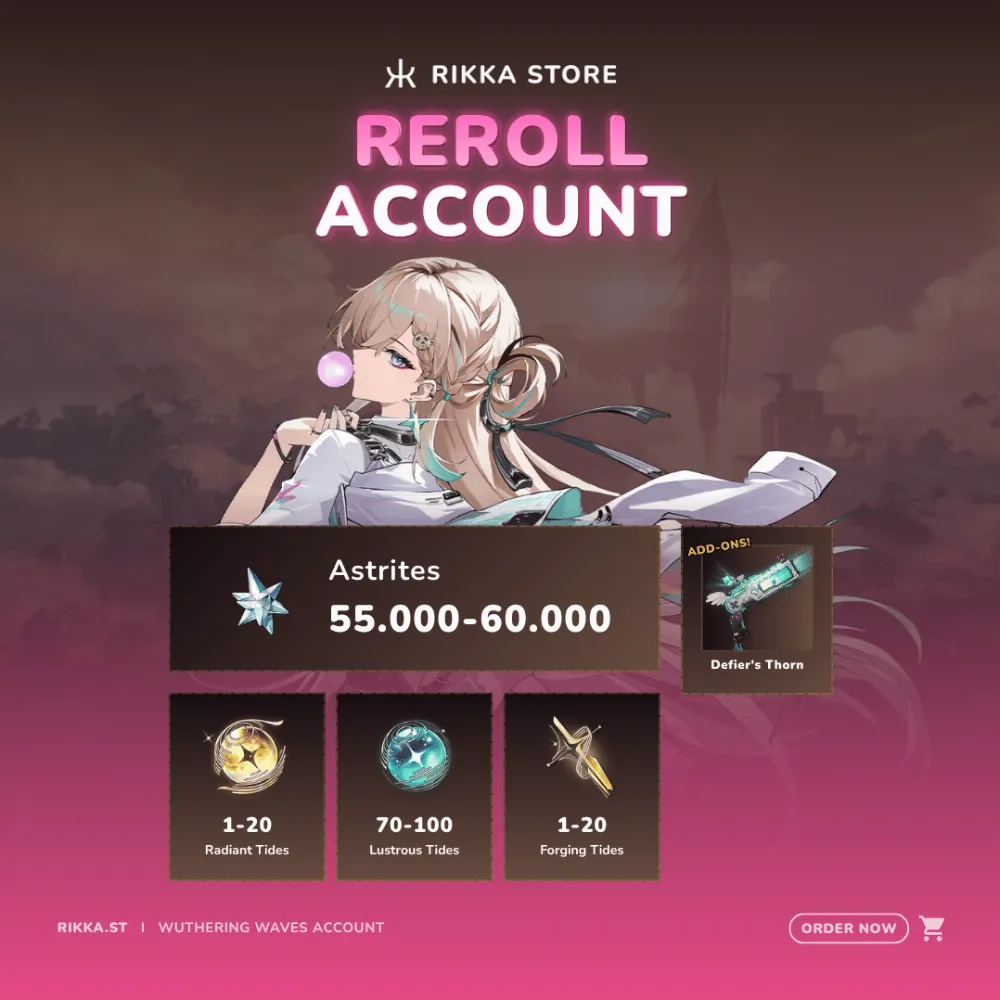 ☆ EU | Lynae + Signature + 55000+ Astrites | Reroll Account | DM for Catalog