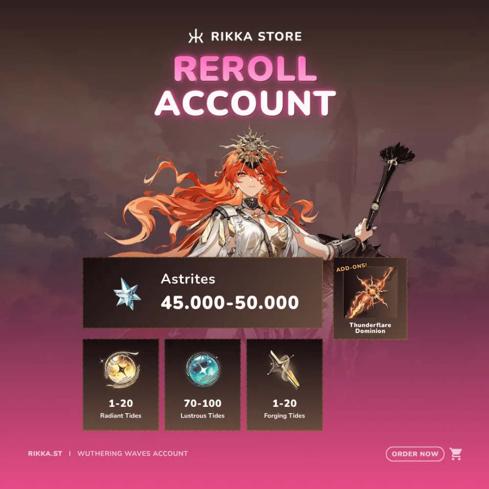 ☆ EU | augusta + Signature + 45000+ Astrites | Reroll Account | DM for Catalog
