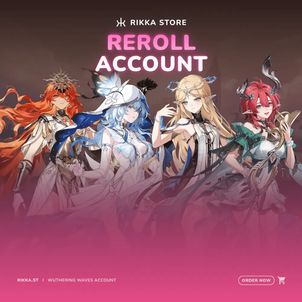 ☆ NA | Augusta + Shorekeeper + Cartethyia + Ciaccona | Reroll Account | DM for Catalog