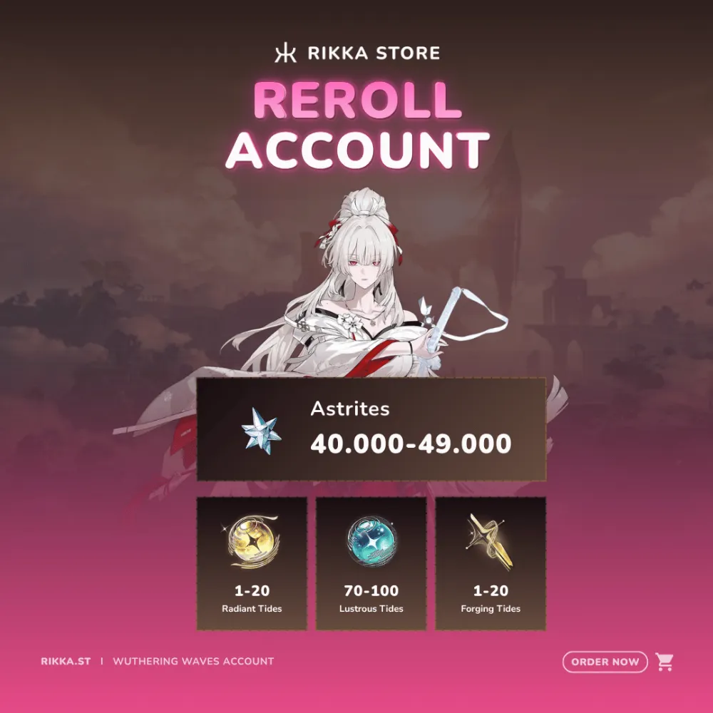 ☆ HMT | Hiyuki + 40000+ Astrites | Reroll Account | DM for Catalog