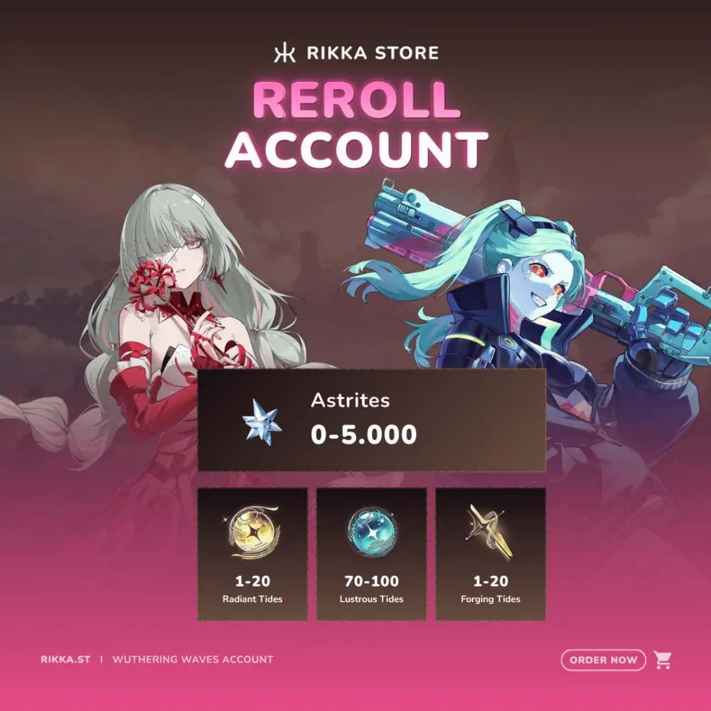 ☆ SEA | Phrolova RC 5 + 0-5000 Astrites + Rebecca | Reroll Account | DM for Catalog