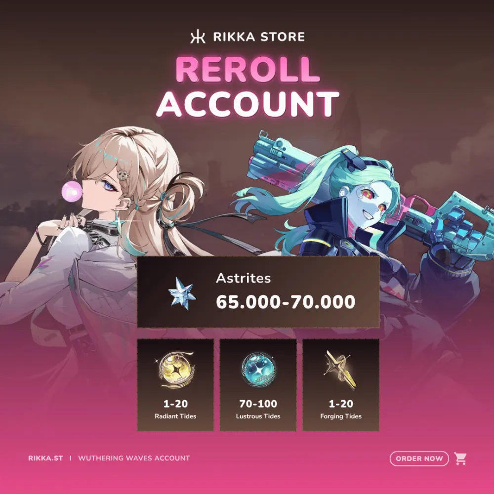 ☆ ASIA | Lynae + 65000+ Astrites + Rebecca | Reroll Account | DM for Catalog