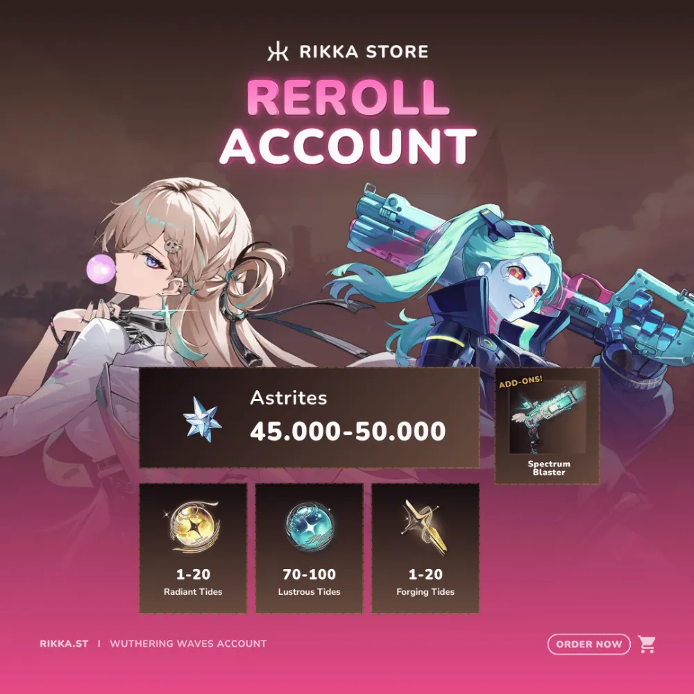 ☆ ASIA | Lynae + Signature + 45000+ Astrites + Rebecca | Reroll Account | DM for Catalog