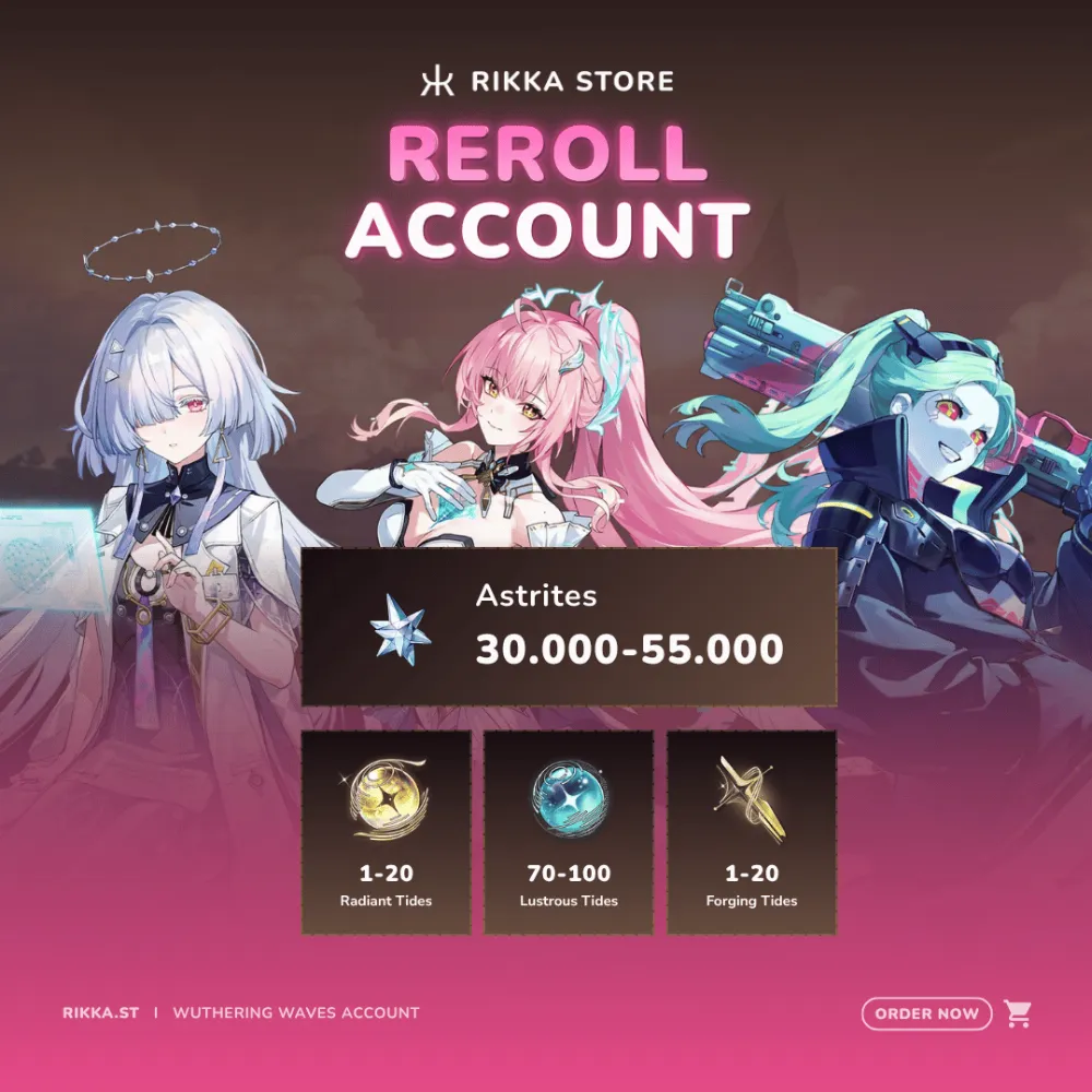 ☆ NA | Mornye + Aemeath + 30000+ Astrites + Rebecca | Reroll Account | DM for Catalog