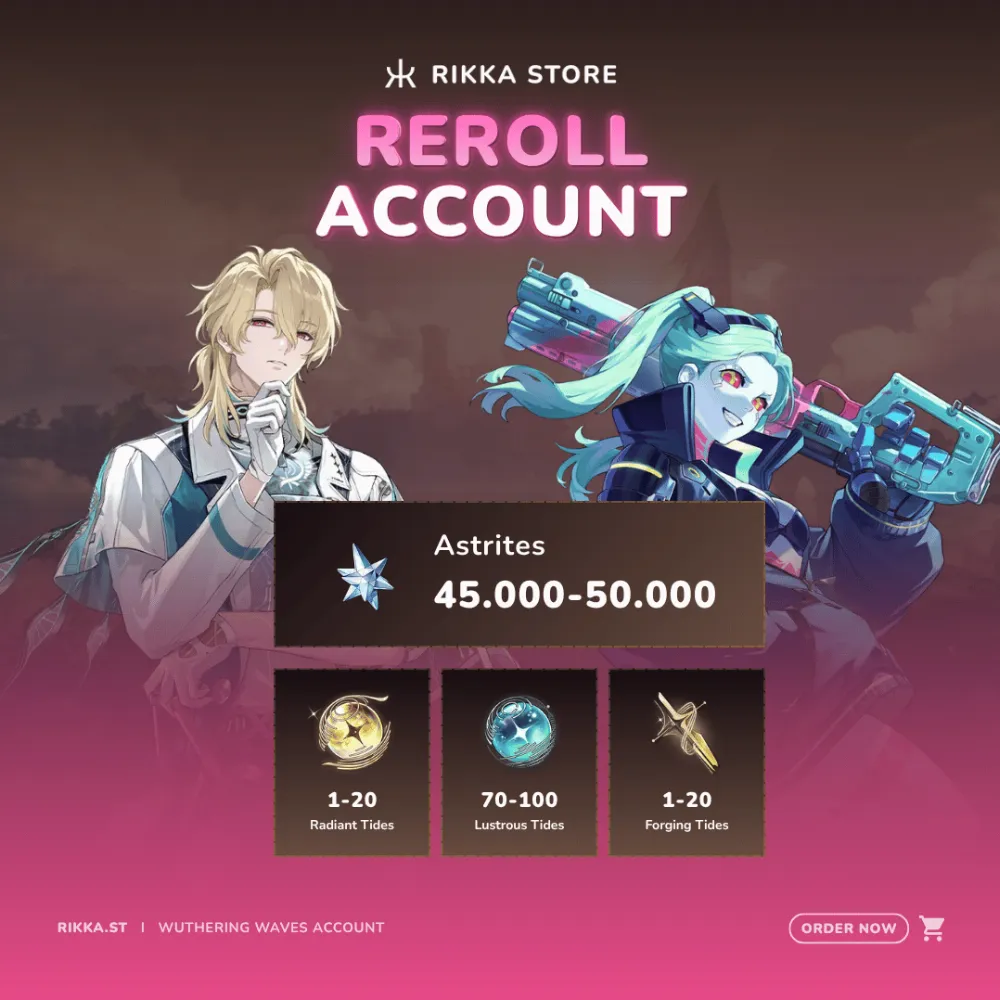 ☆ NA | Luuk Hersen + 45000+ Astrites + Rebecca | Reroll Account | DM for Catalog