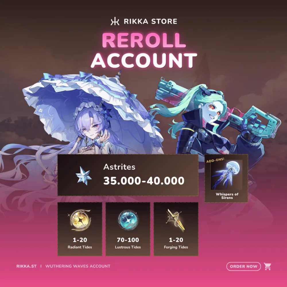 ☆ NA | Cantarella + Signature + 35000+ Astrites + Rebecca | Reroll Account | DM for Catalog