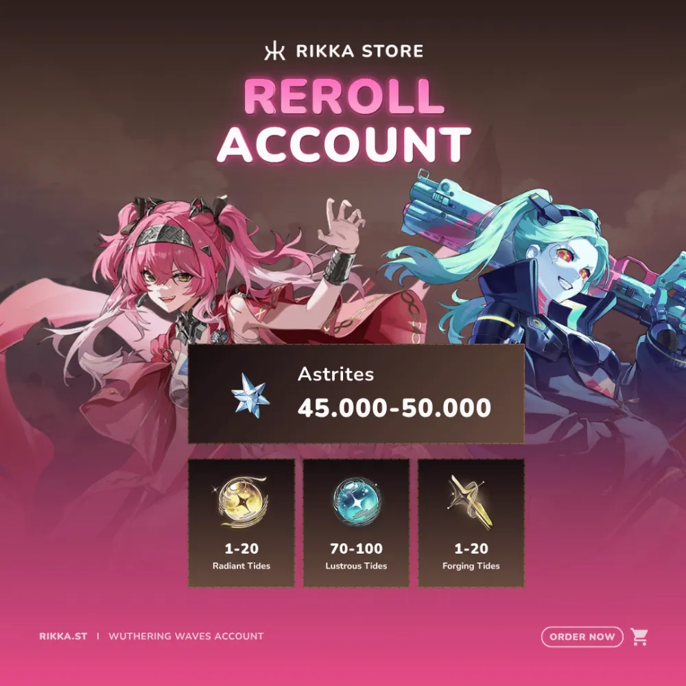 ☆ NA | Lupa + 45000+ Astrites + Rebecca | Reroll Account | DM for Catalog