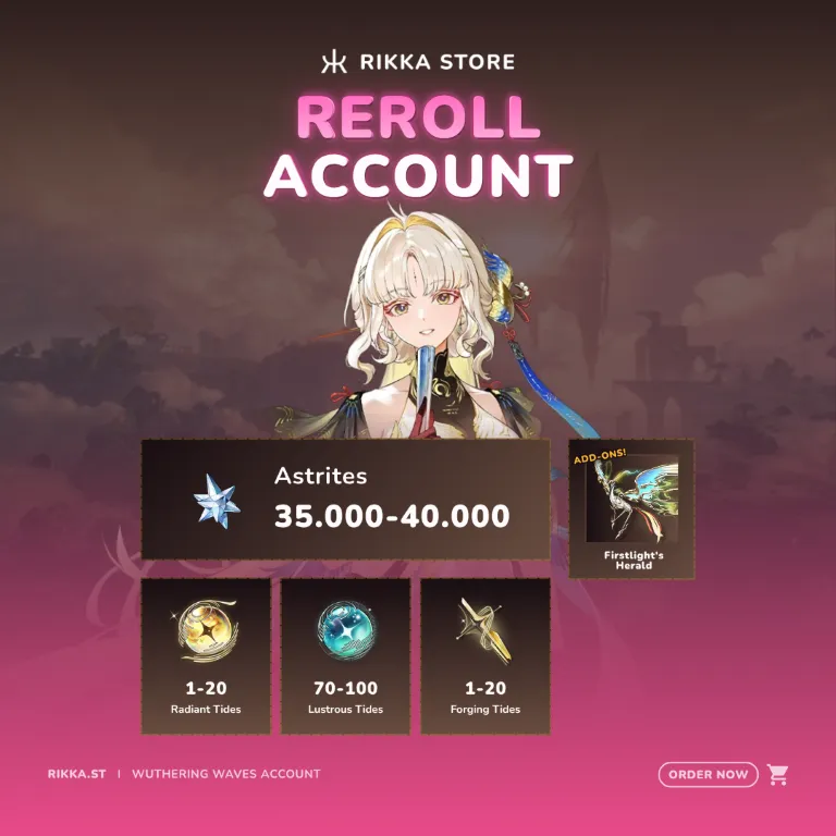 ☆ SEA | Suisui + Signature + 35000+ Astrites | Reroll Account | DM For Catalog