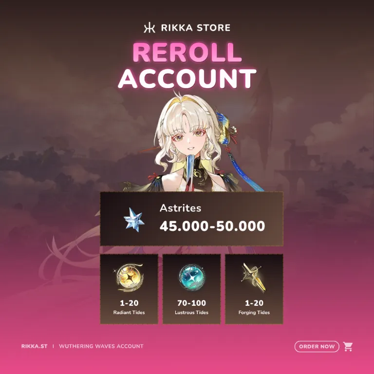 ☆ ASIA | Suisui + 45000+ Astrites | Reroll Account | DM For Catalog