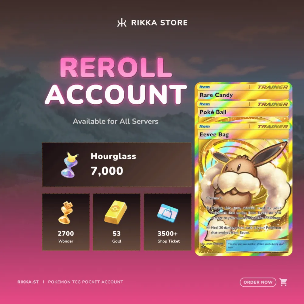 ☆ Global | 3185 Pulls | Crown Rare Candy + Crown PokeBall + Crown Eevee Bag | 7000 Pack Hourglass
