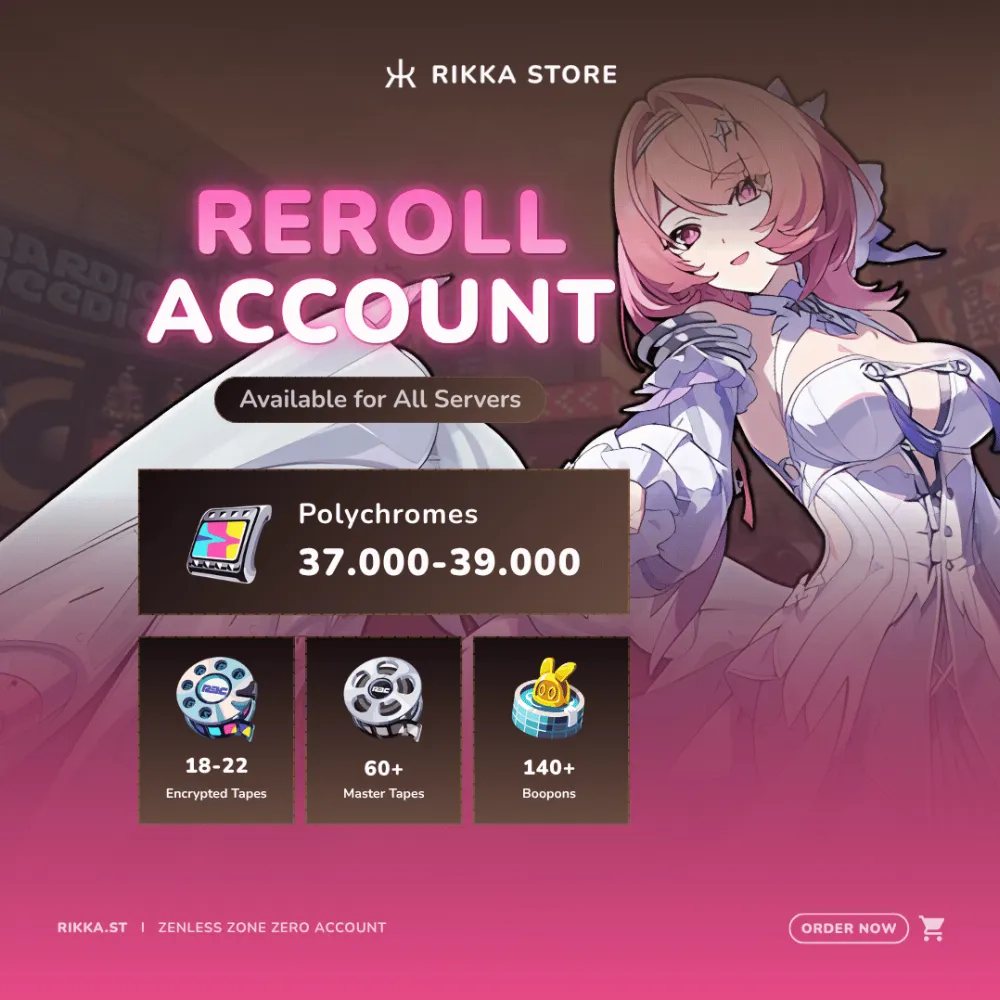 ☆ Asia | 37000+ Polychrome + 60+ Master Tapes + 18-22 Encrypted Tapes + 140+ Boopons | Lv. 46+