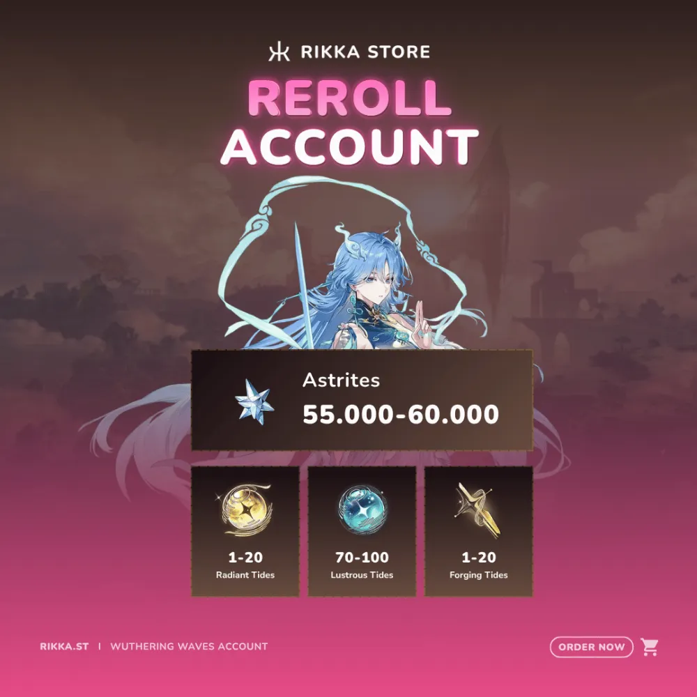 ☆ ASIA | Qingxiao + 55000+ Astrites | Reroll Account | DM For Catalog