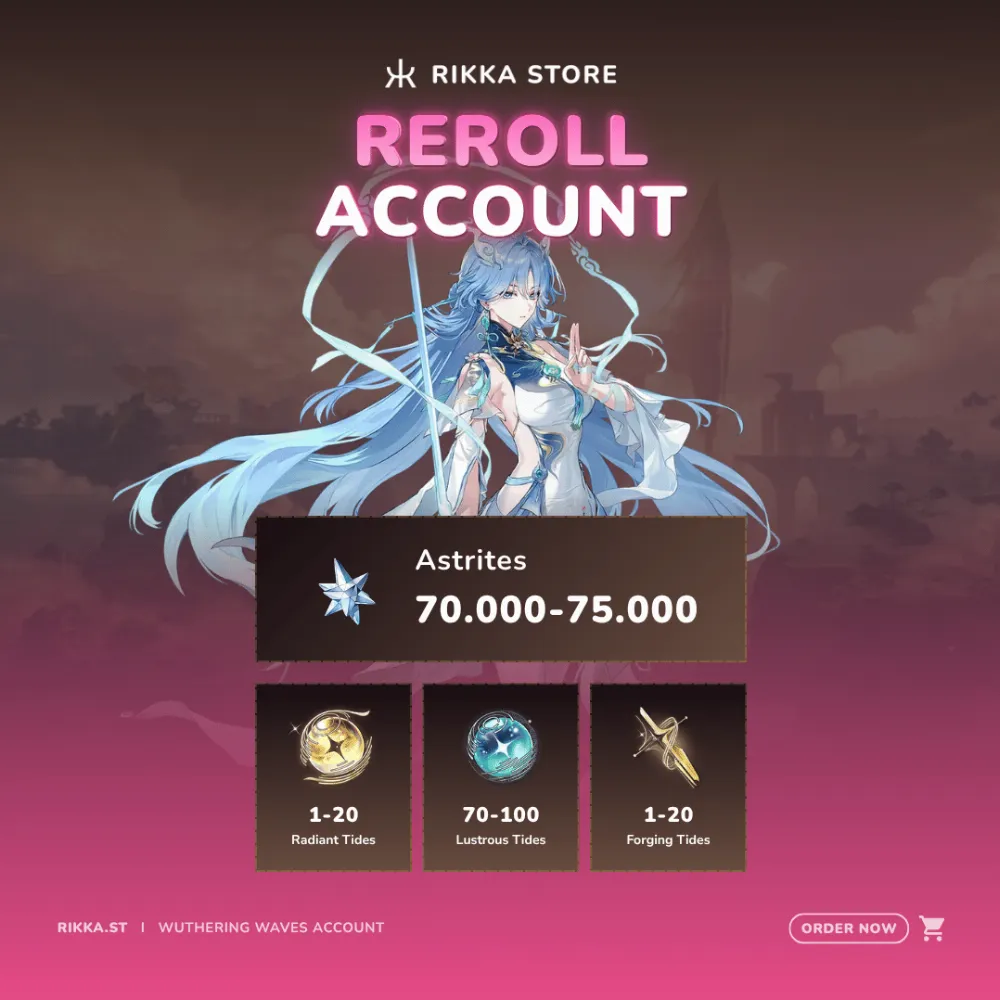☆ ASIA | Qingxiao + 70000+ Astrites | Reroll Account | DM For Catalog