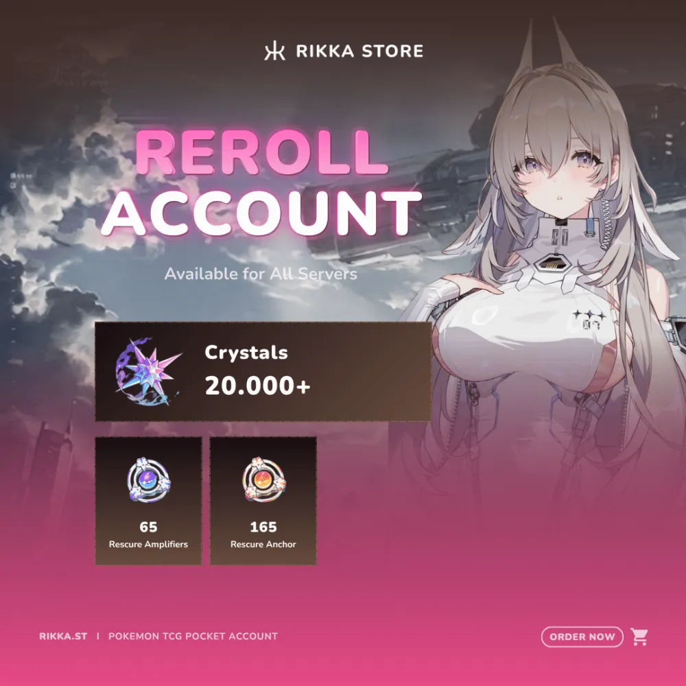 ☆ Asia | 20000+ Crystals, 165x Rescue Anchor, 65x Rescue Amplifiers | 1x Sereniel + 3-4 Random 5☆