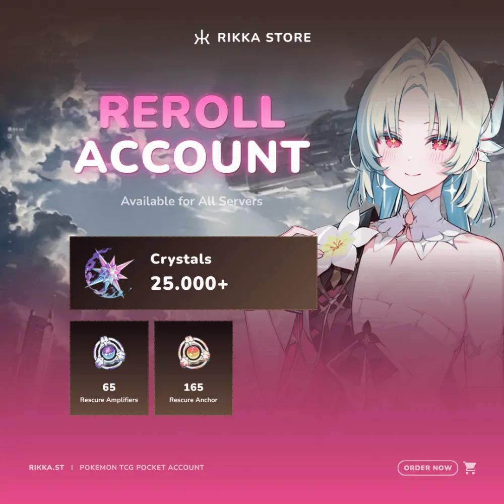 ☆ Asia | 25000+ Crystals, 165x Rescue Anchor, 65x Rescue Amplifiers | 1x Heidemarie + 1-2 Random 5☆
