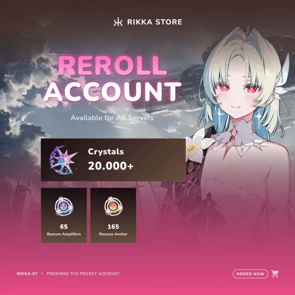 ☆ Global | 20000+ Crystals, 165x Rescue Anchor, 65x Rescue Amplifiers | 1x Heidemarie + 3-4 Random
