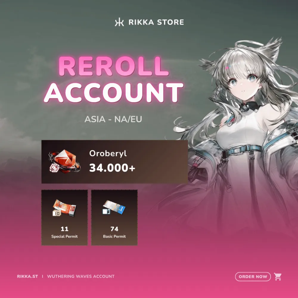 ☆ NA/EU | 200 Pulls | 34000+ Oroberyl, 11x Special Permit, 74x Basic Permit, 4x 10-Pulls
