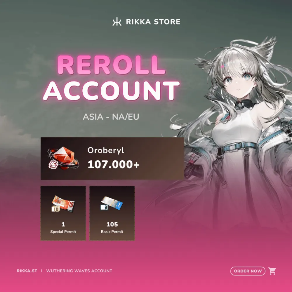 ☆ NA/EU | 380 Pulls | 107000+ Oroberyl, 1x Special Permit, 105x Basic Permit, 4x 10-Pulls