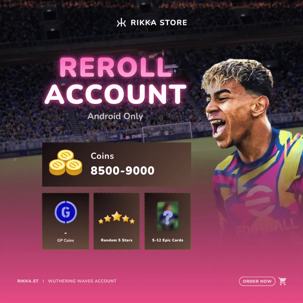 ☆ Android | 8500+ Coins | 50-70 Random 5-Star Players | 5-12 Random Epic/Legendary Players