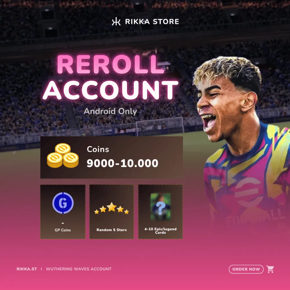 ☆ Android | 9000-10000 Coins | 80-100 Random 5-Star Players | 4-10 Random Epic/Legendary