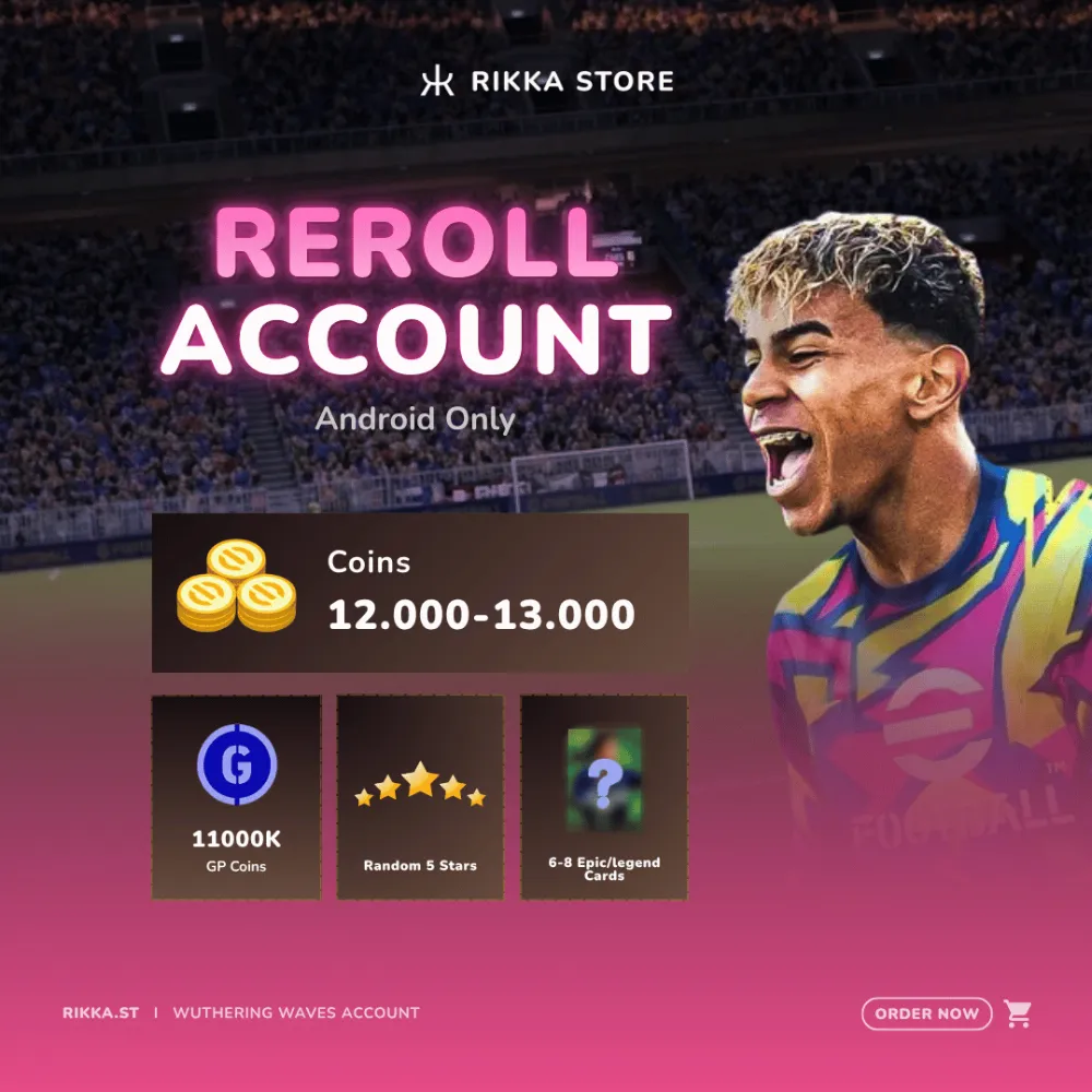 ☆ Android | 12000+ Coins | 11,000,000 GP | 6-8 Random Epic/Legendary Players + Random Highlight