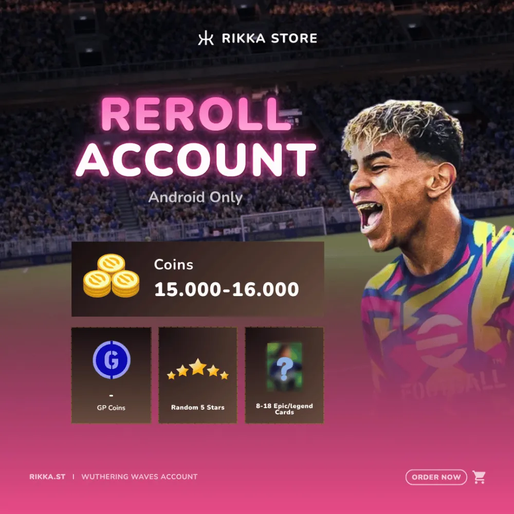 ☆ Android | 15000+ Coins | 140-150 Random 5-Star Players | 8-18 Random Epic/Legendary