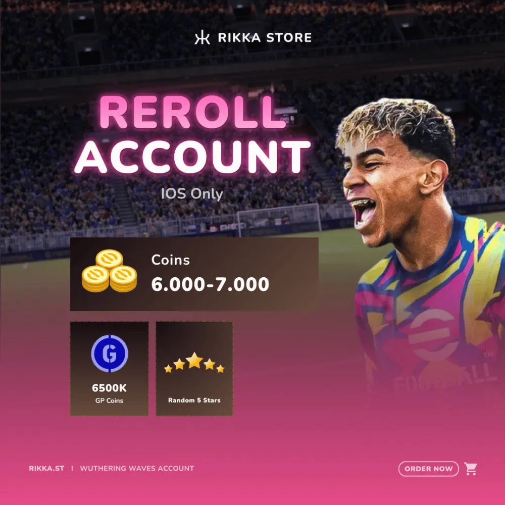 ☆ iOS | 6000-7000 Coins | 6,500,000 GP | 6-8 Random 5-Star Players | DM for Catalog