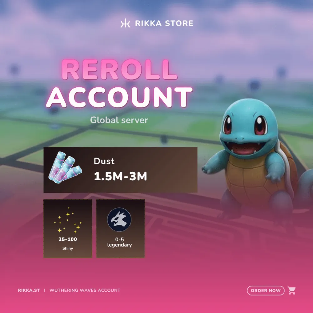 ☆ Global | Lv. 60 | 1.5-3M Dust | 25-100 Shiny | 0-5 Legendary | Random Hundo | Best Starter | PG60