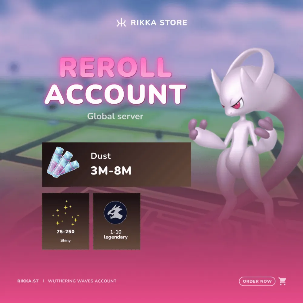 ☆ Global | Lv. 70 | 3-8M Dust | 75-250 Shiny | 1-10 Legendary | Lv100 Hundo Mega Mewtwo Y | PG70-M
