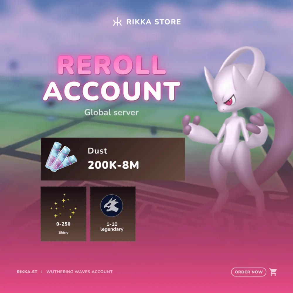 ☆ Global | Lv. 40-70 | 200K-8M Dust | 0-250 Shiny | 1-10 Legendary | SLv100 Hundo Mega | PG-SHUNDO