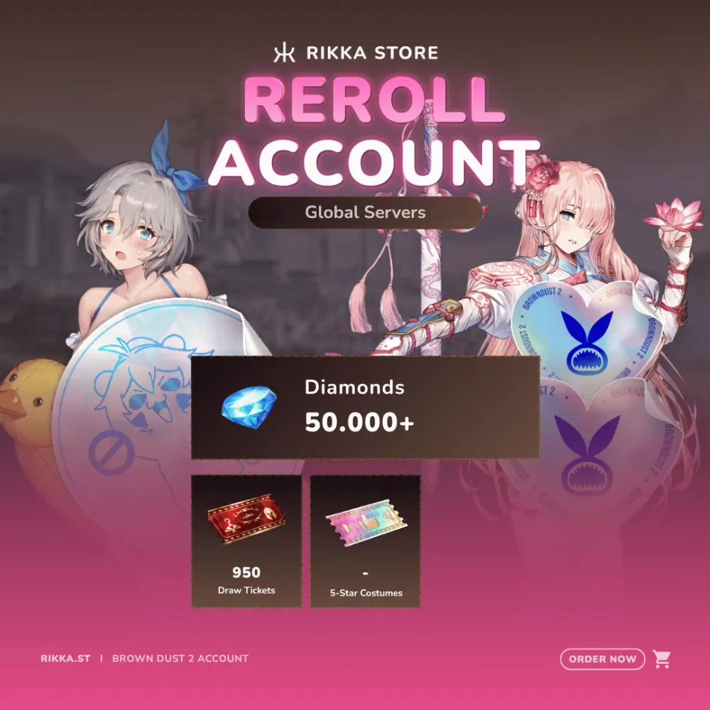 ☆ Global | 50000+ Dia | 950+ Tix | Summer Teresse + Sylvia | DM for Catalog