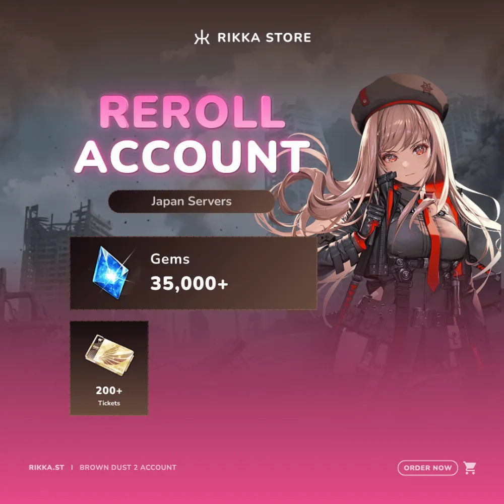 ☆ Japan | 35000+ Gems | 200+ Tickets | 316+ Pulls | 1x SSR | Reroll Account | DM for Catalog