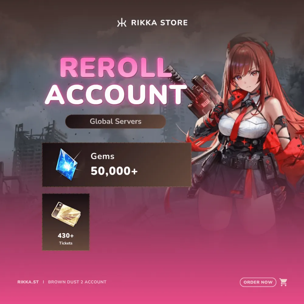 ☆ Global | 50000+ Gems | 430+ Tickets | Red Hood + 6x SSR | Reroll Account | DM for Catalog